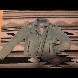 Vintage Gap Motorcycle Jean jacket size small